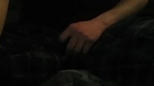 jerking off and trying a little anal