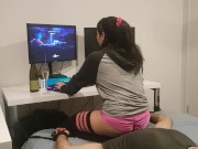 Girlfriend Facesitting With Surprise Fart