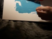 Playing With Paint! So Messy! (Painting With My Feet)