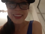 Peeing On A Tampon String 16/16