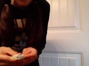 Tampon Insertion With Plastic Applicator And A Pee 2/16