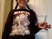 Tampon Insertion With Plastic Applicator And A Pee 3/16