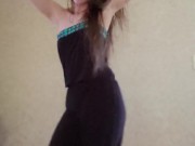 Dance & Strip from strapless romper to Into You by Ariana Grande 2/16