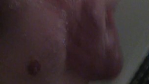 Transgirl Naked Showering; Playing with My Non-Op Clit