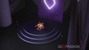 3d hot sexy dickgirl fucks hard a horny sweet teen on fashion model podium