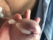 Moaning and cum