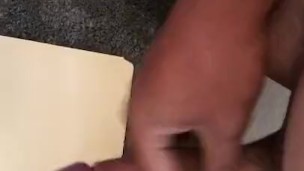Thick cock busts massive cum load