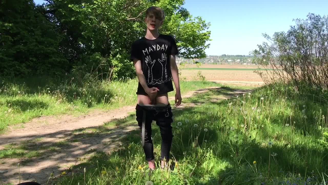 森へのクイックザーメン/ビッグディック(23cm)/モンスターコック/Cuteボーイ - 無料セックスビデオ - RedTube