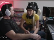 Deeper. Gamer Girl Carmen Caliente Plays A Different Game