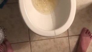 Peeing With A Boner