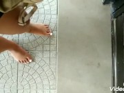 Footjob piedi sporchi e grande sborrata finale 1/16