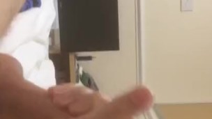 Guy With a Big Dick Shoots His Load