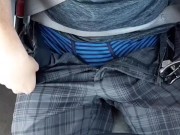 Cumming all over myself while driving (Public)