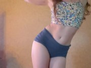 Amateur Strips down to her panties. This Love by BlackPink (kpop) 5/16