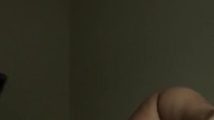 BBW solo creams on black dildo