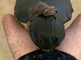 KinkyViolet Armbinder Blowjob