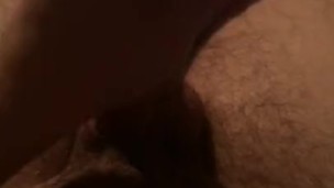 Amateur jacking off his thick dick