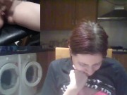 Two Camera Kitchen Orgasm Fun - Screenshot 13 of 16 - HD