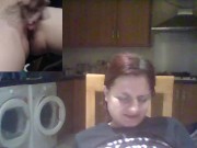 Two Camera Kitchen Orgasm Fun - Screenshot 15 of 16 - Petite