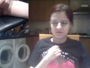 Two Camera Kitchen Orgasm Fun - Screenshot 3 of 16 - Petite