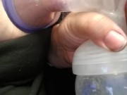 Pumping these milk full tits