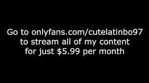 Jerking off my big cock and rubbing my ass till I cum - Camilo Brown