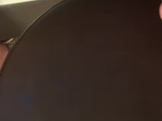 Masturbation and cum shot