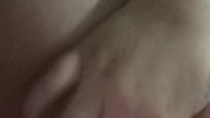 playing with my pussy after work