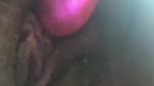 Solo Ebony vibrator play