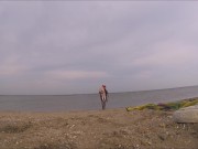 Pussy shaving , pussy licking & rimming on beach 6/16