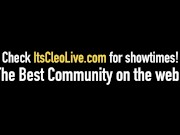 VNA Lesbians Its Cleo & Carmen Valentina Pussy Lip Kiss! 1/16