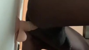 White Boy Pink Tip Dildo Suction