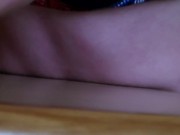 Burying a table in my soft belly to my 18 years excites me Fantasy of Paula