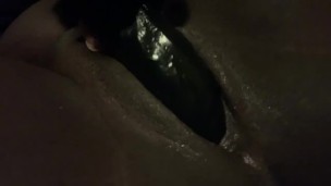 Using my fav dildo on my tight pussy