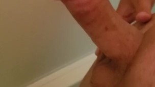Soft To Hard Cock In The Shower