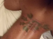 Chocolate Ebony Loves Anal, ASS smackin on Daddy Dick