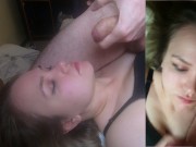 Hot Russian Girl Love to Blowjob Strangers Cock and Cum on Face - 2 Cam 15/16