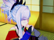 Fate/Grand Order - Miyamoto Musashi 3D Hentai 3/16