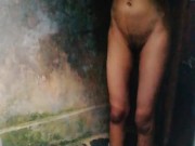 Sri lankan girl bathing නාන හැටි හොරෙන් බලනව 15/16