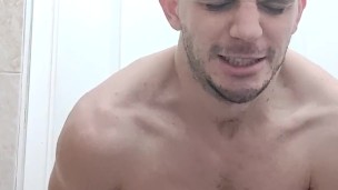 Hot Jocks explosive load makes him go crossed eyed Jack B Trippin