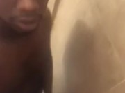 Beating my dick in the shower