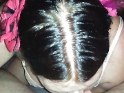 Chubby girl sucks fat guys small dick 13/16