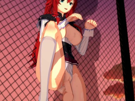 High School DxD - Rias Gremory 3D Hentai