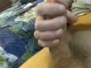 Stroking my cock thinking of you
