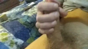 Stroking my cock thinking of you