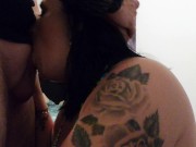 Hot Girl gives perfect slutty Deepthroat Blowjob and enjoys Cumshot on Her 5/16