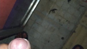 Greek guy jerks off in public (Glyfada)- Almost caught by police car passin