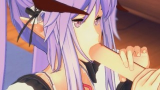 3D Hentai Succubus Maid da placer a su amo