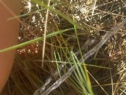 Hippie Girl Pees Naked While On Nature Walk