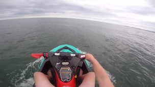 First time jet skiing (NAKED!!)